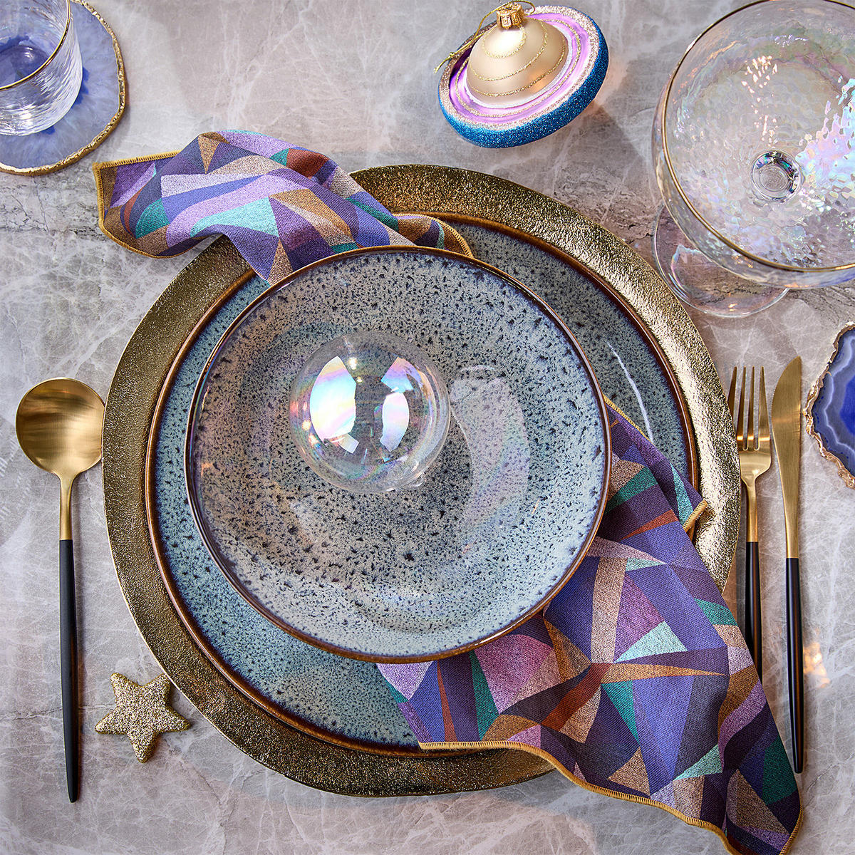 BAUMANHÄNGER Hang On Planet - Multicolor, Glas (9/6/9cm) - Butlers