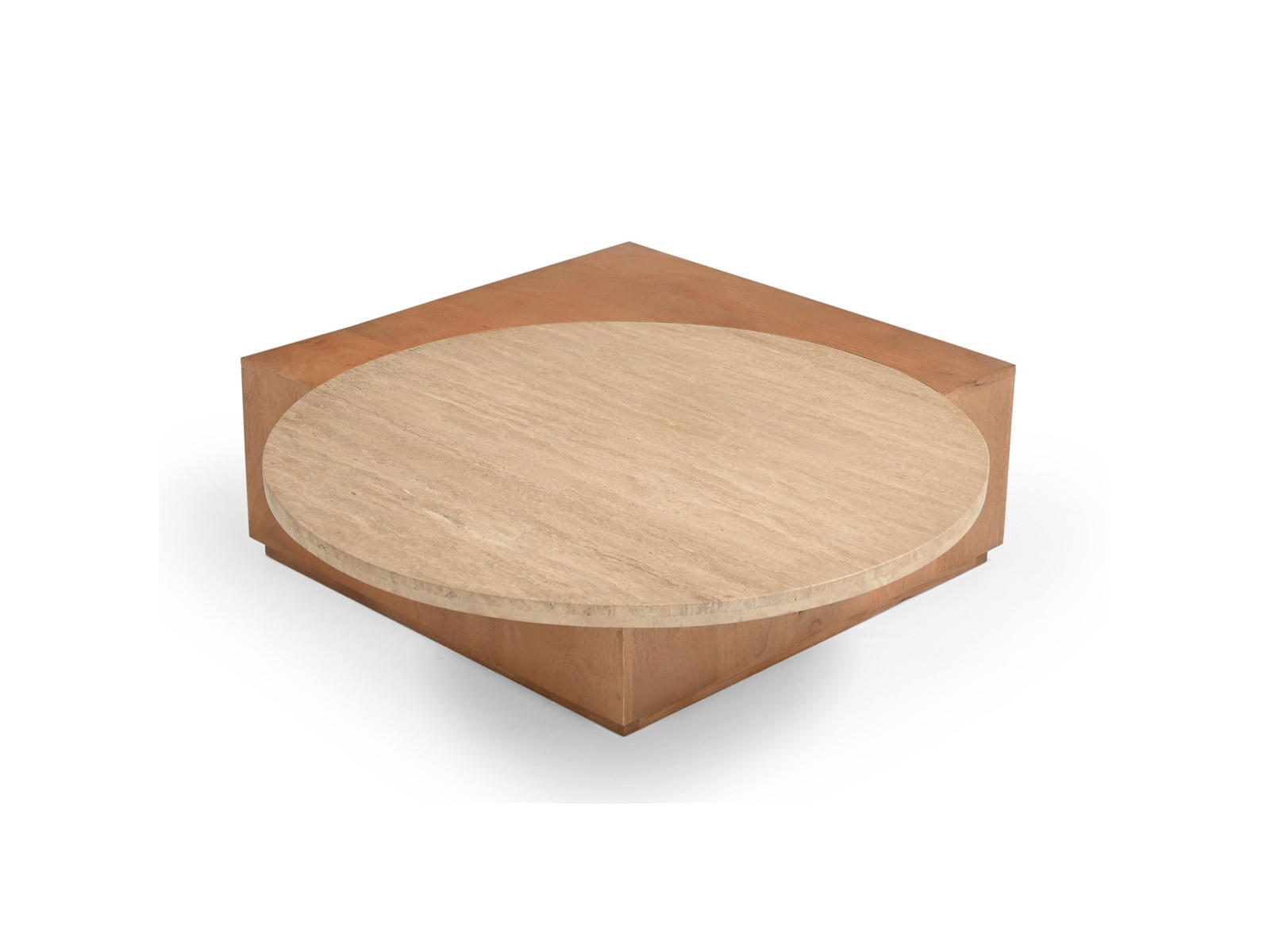 COUCHTISCH Numa Mangoholz 103 cm / 75 cm Natur - Naturfarben, Holz (75/103/30cm)