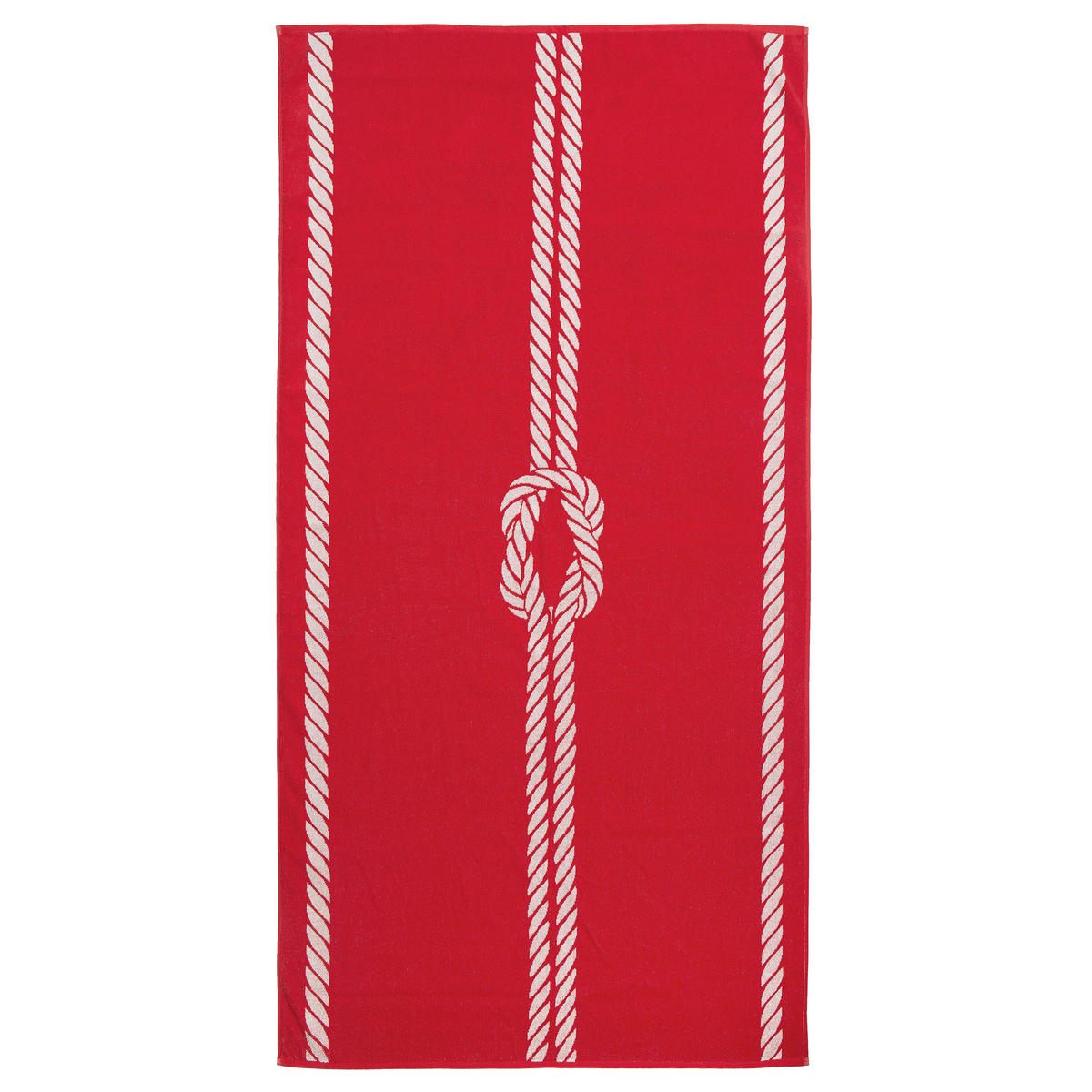 STRANDTUCH, 100x200 cm, 100% Baumwolle, Rot - Rot, Textil (100/200cm) - Zollner