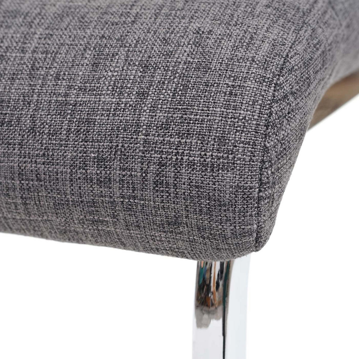 ESSZIMMERSTUHL Grau 2er-Set - Grau, Textil (43/94/60cm) - MCW