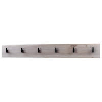 GARDEROBENPANEEL Linea Eiche Nordic - Silbereichenfarben, Holzwerkstoff (110.5/14.5/3.5cm) - Vladon