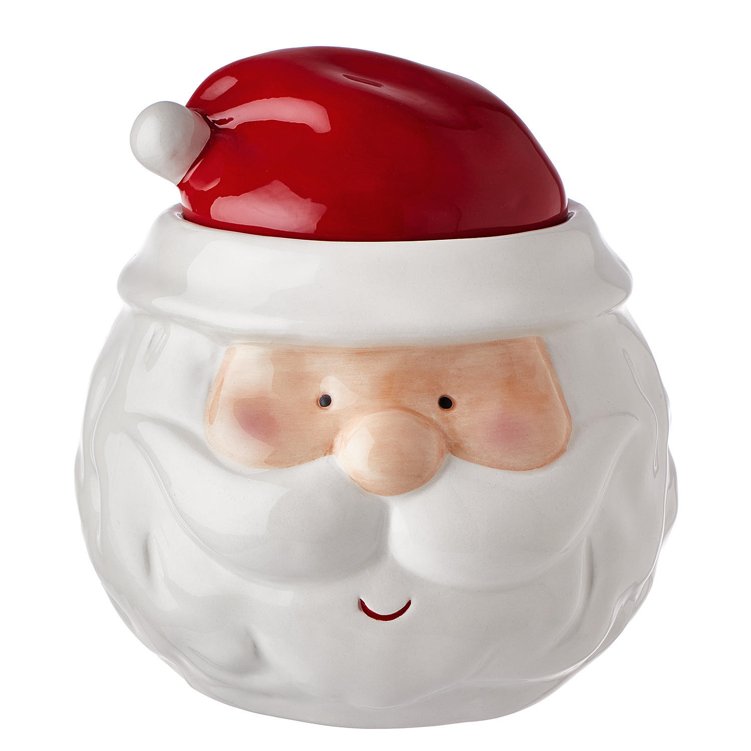 AUFBEWAHRUNGSDOSE Santa - Rot, Stein (15/15/15cm) - Butlers