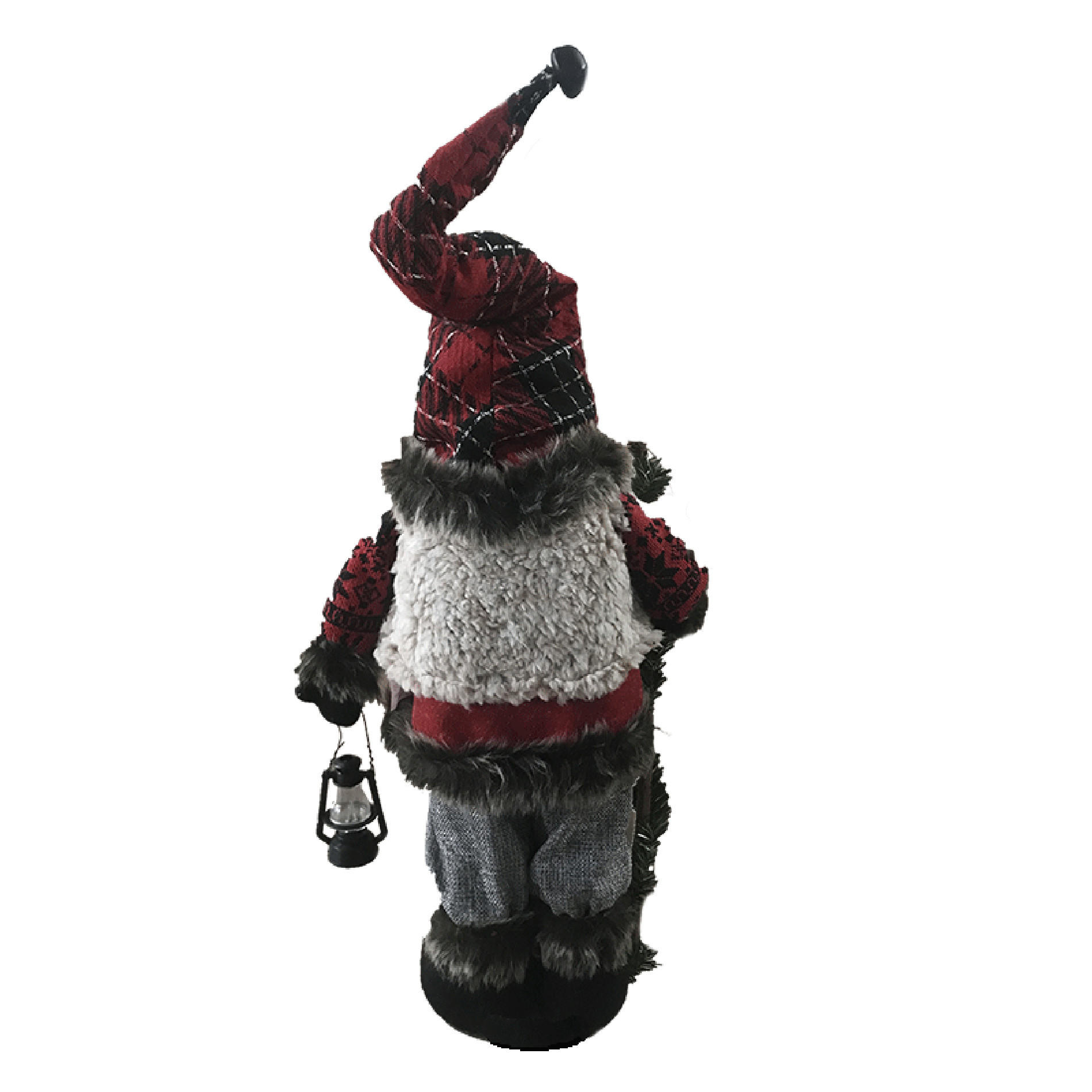 WEIHNACHTSZWERG Grau 13/23/52 cm - Grau, Textil (13/52/23cm) - Mobili Rebecca
