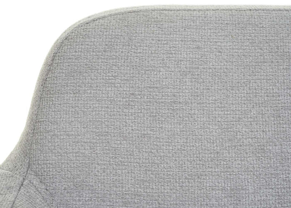 SITZBANK Grau, Schwarz - Schwarz/Grau, Textil (133/77/56cm) - MCW