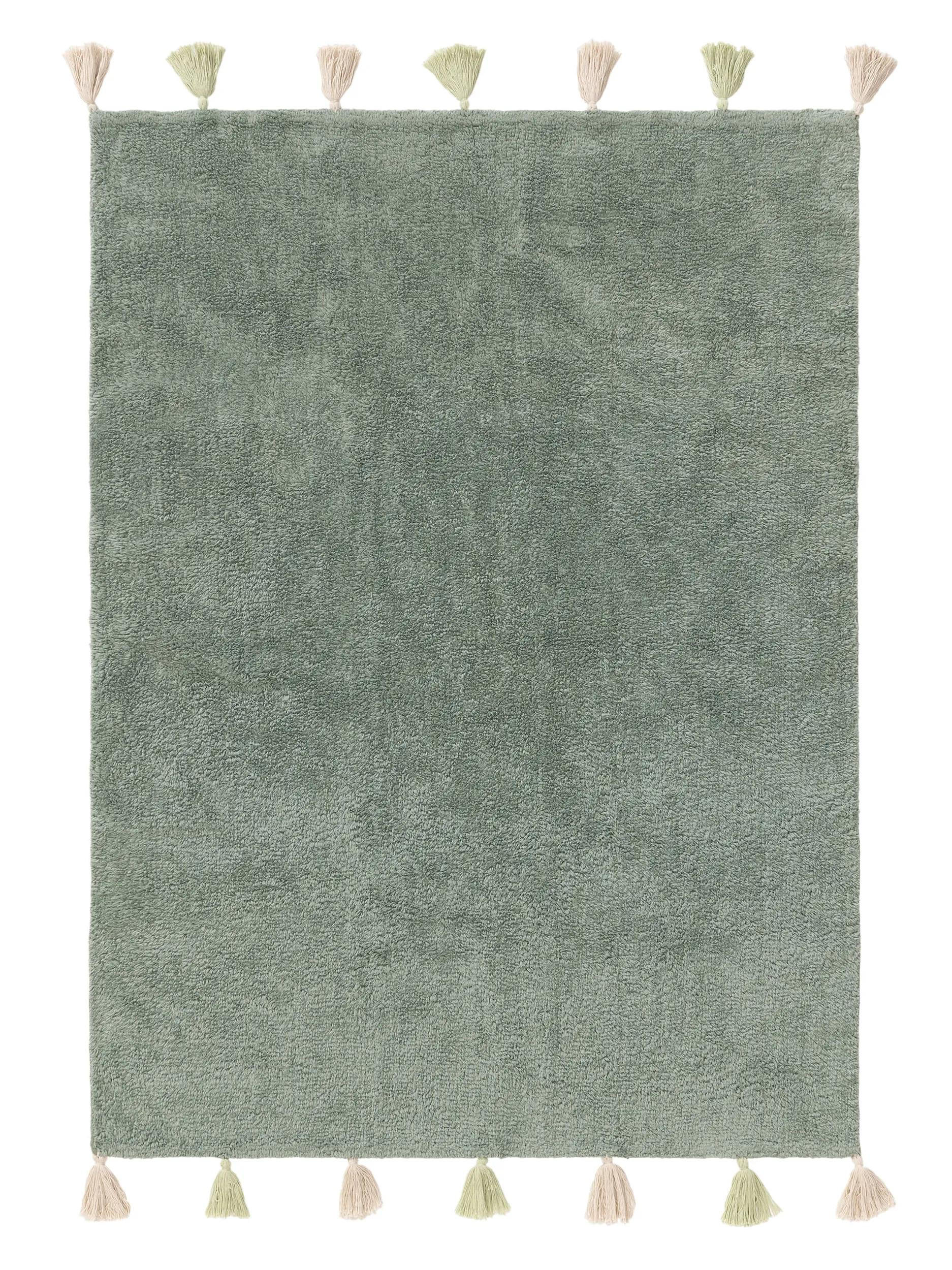 KINDERTEPPICH Malu waschbar Grün 120/170 cm - Grün, Naturmaterialien/Textil (120/170cm) - benuta