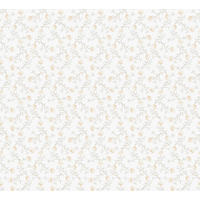 TAPETE Blumen 53 cm x 10 m - Weiß, Papier (53/0.1cm) - Sanders & Sanders