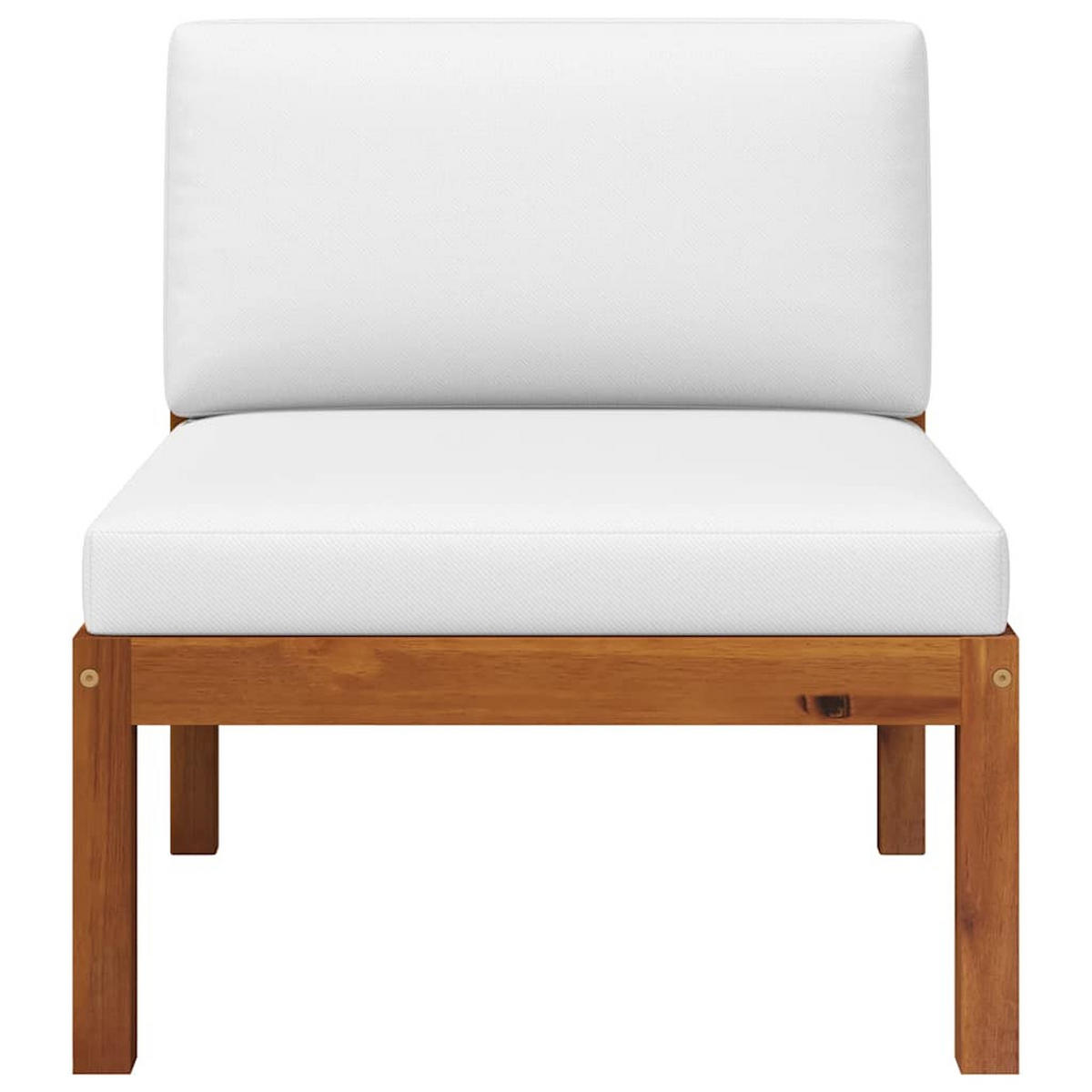 LOUNGEGARNITUR mit Seilrückenlehne und Ecksofa, aus Holz und Seil, 2-teiliges Set - Creme/Braun, Holz/Textil (65/60/65cm) - vidaXL