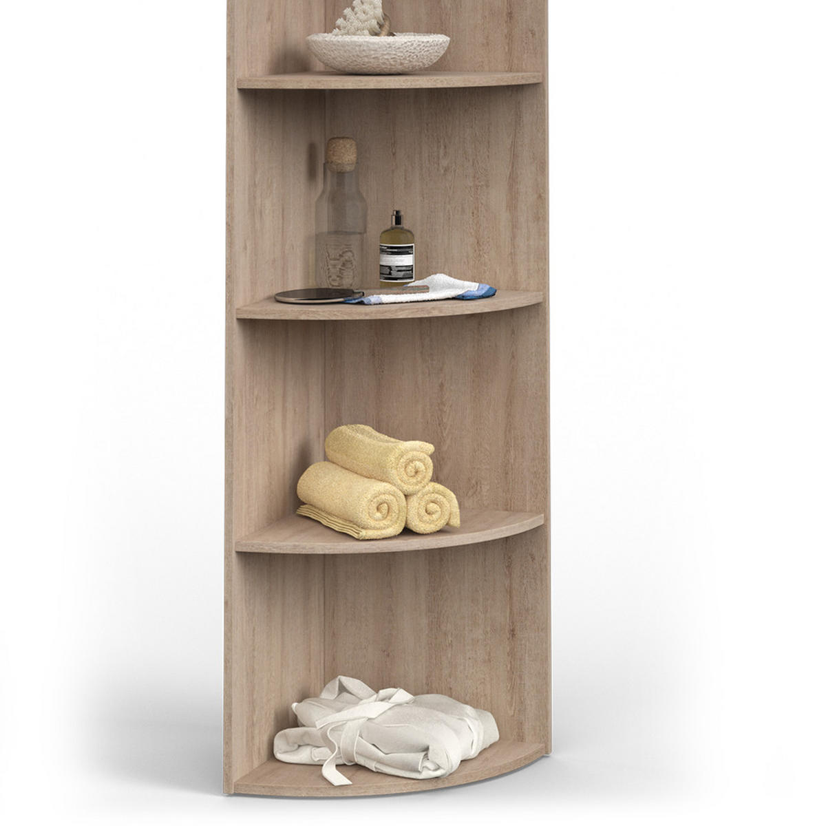 ECKREGAL Ecki Sonoma 40 x 180 cm - Sonoma Eiche, Holzwerkstoff (40/180/40cm) - Vicco