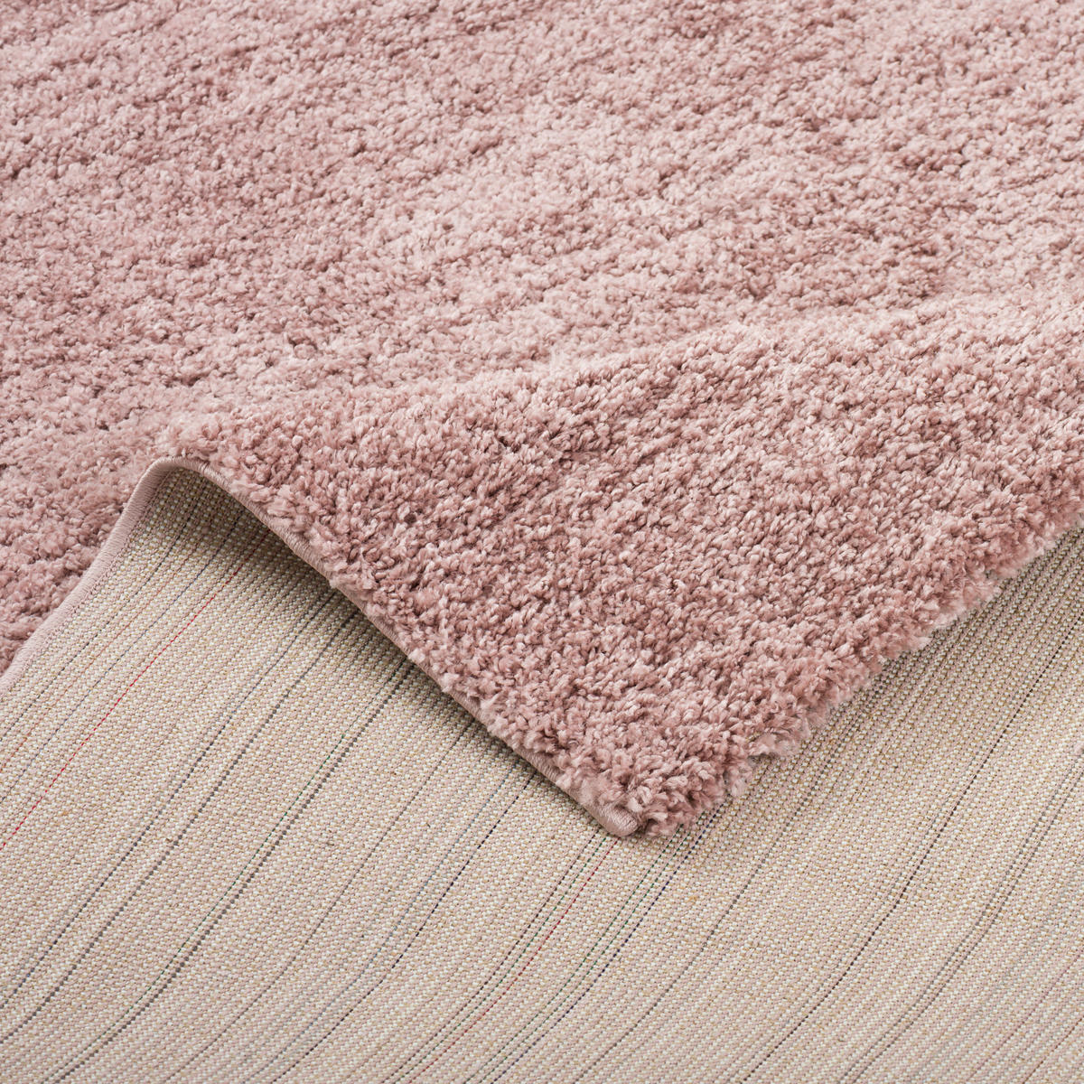 HOCHFLOR LANGFLOR TEPPICH ALOHA - Altrosa, Textil (140/200cm) - Pergamon