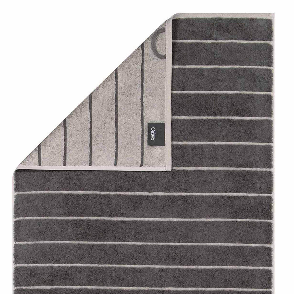 GÄSTETUCH BALANCE DOUBLEFACE 6232 ANTHRAZIT - 73 - Anthrazit, Textil (30/50cm) - Cawoe