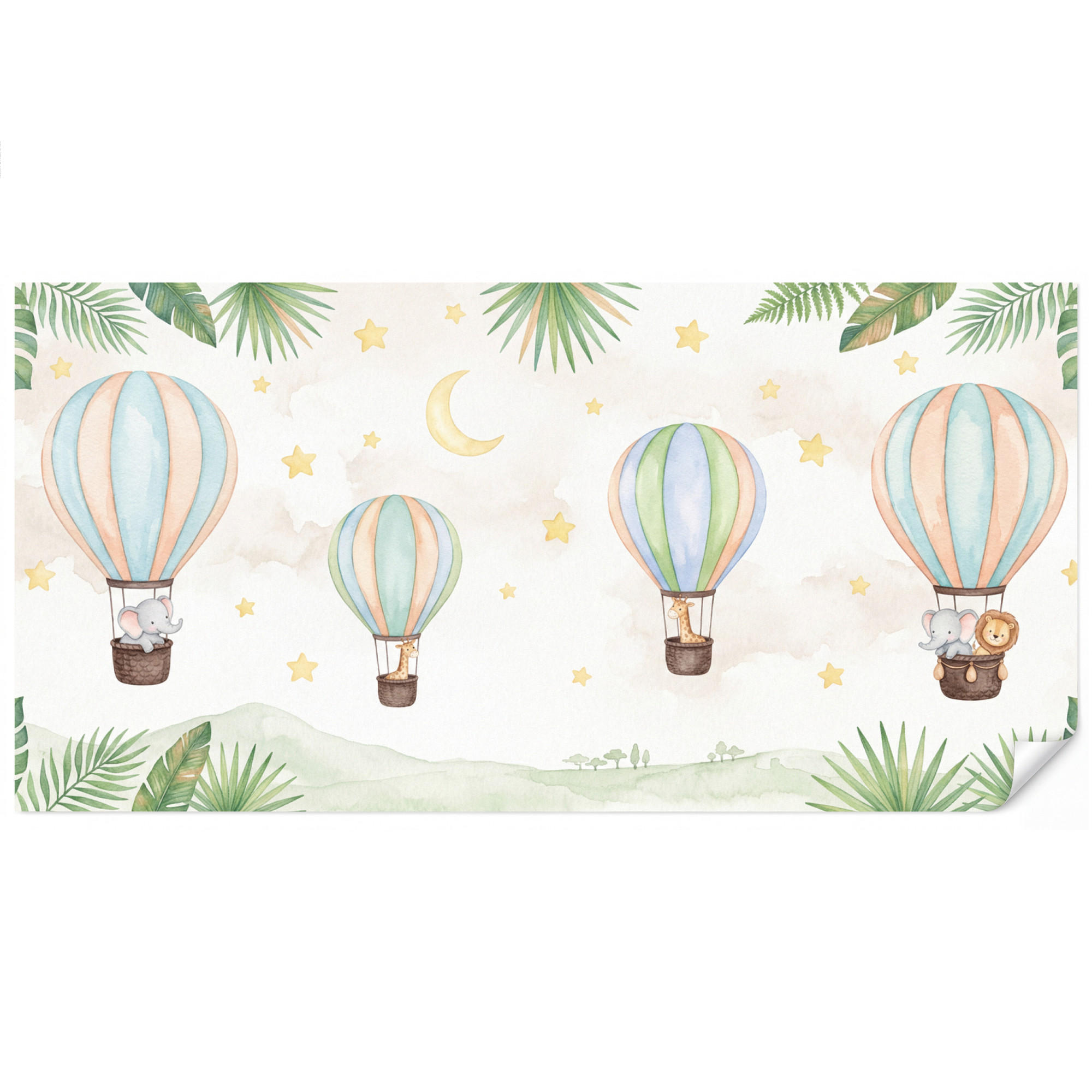 OnlyWow Kindertapete Weiß 500x240 cm