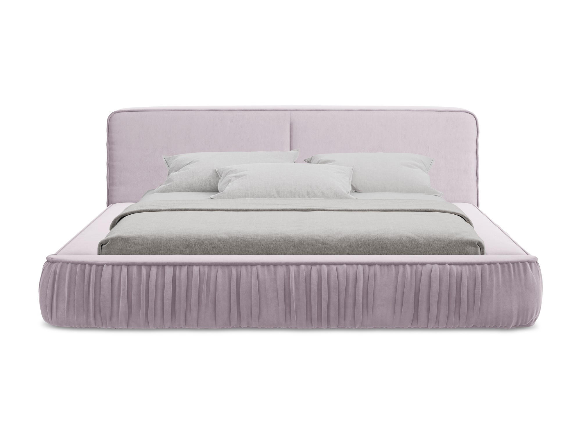 POLSTERBETT mit Bettkasten und Lattenrost 178x238 Violett - Lila/Flieder, Kunststoff/Textil (140/200cm) - Makamii