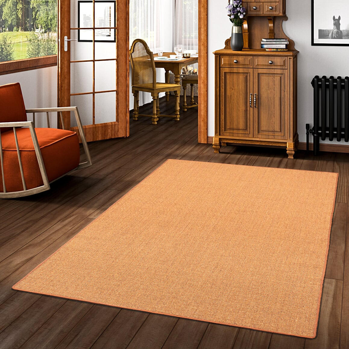 SISAL NATUR TEPPICH KLASSISCH - Braun, Textil (200/250cm) - Snapstyle