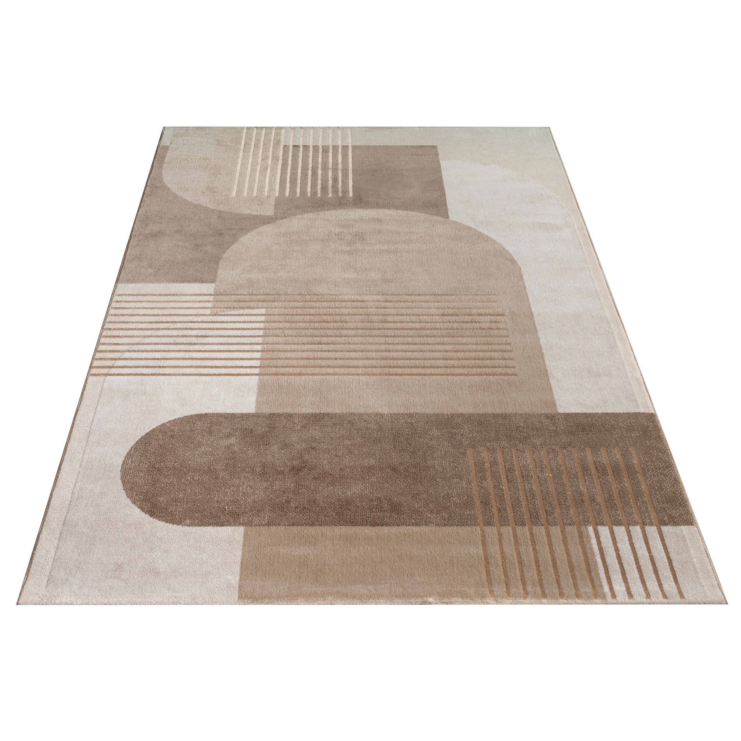 Paco Home Kurzflorteppich Beige 240x340 cm