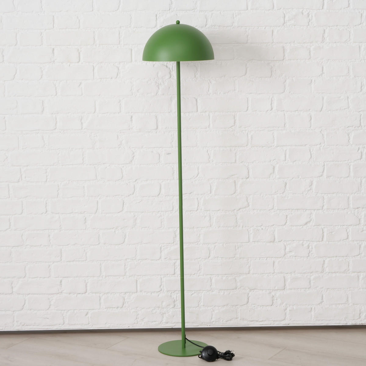 STEHLAMPE Pilz Petunia 140 cm - Grün, Metall (30/30/140cm) - Boltze Home