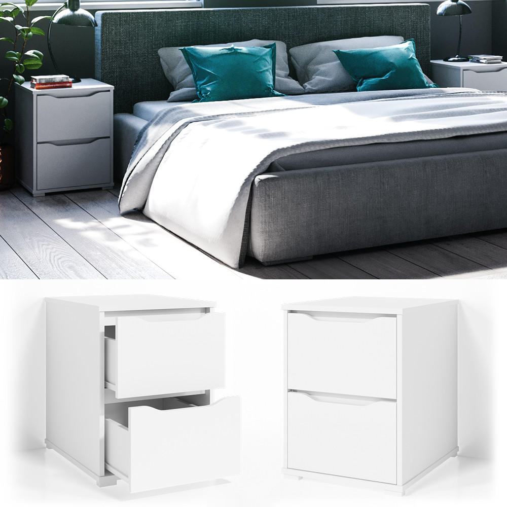 KOMMODE Ruben Weiß 40.2 x 53.6 cm - Weiß, Holzwerkstoff (40.2/53.6/48cm) - Vicco