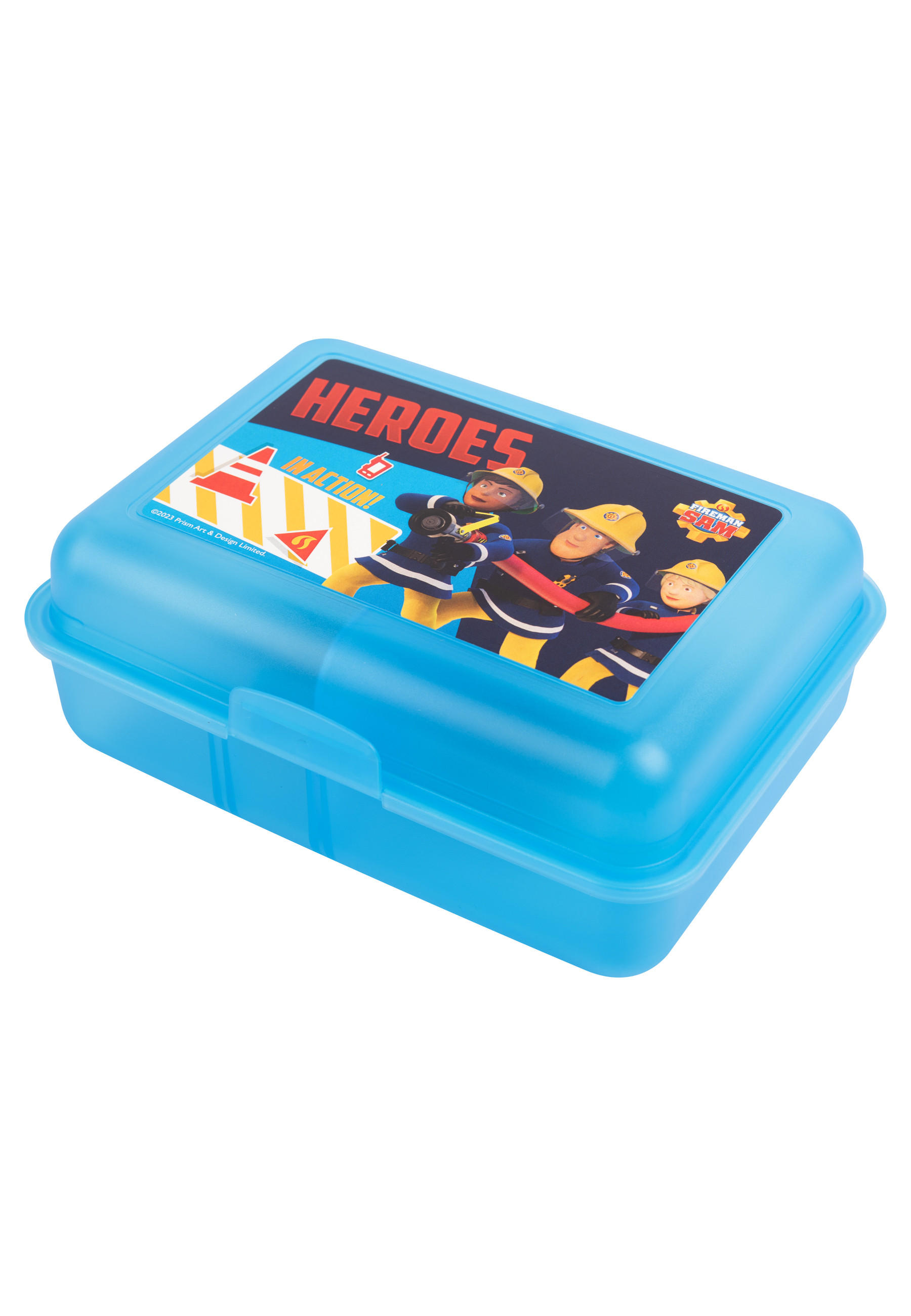 BROTDOSE Feuerwehrmann Sam Heroes in Action Blau 17,5 x 12,8 x 6,9 cm - Blau, Kunststoff (17.5/6.9/12.8cm) - Chiemsee