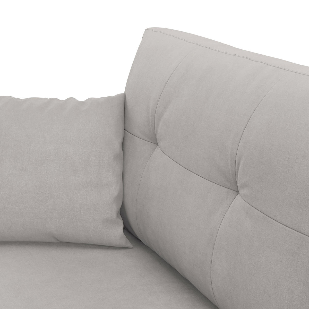 SCHLAFSOFA Megan - Hellgrau, Textil (188/97/96cm) - Divani.store