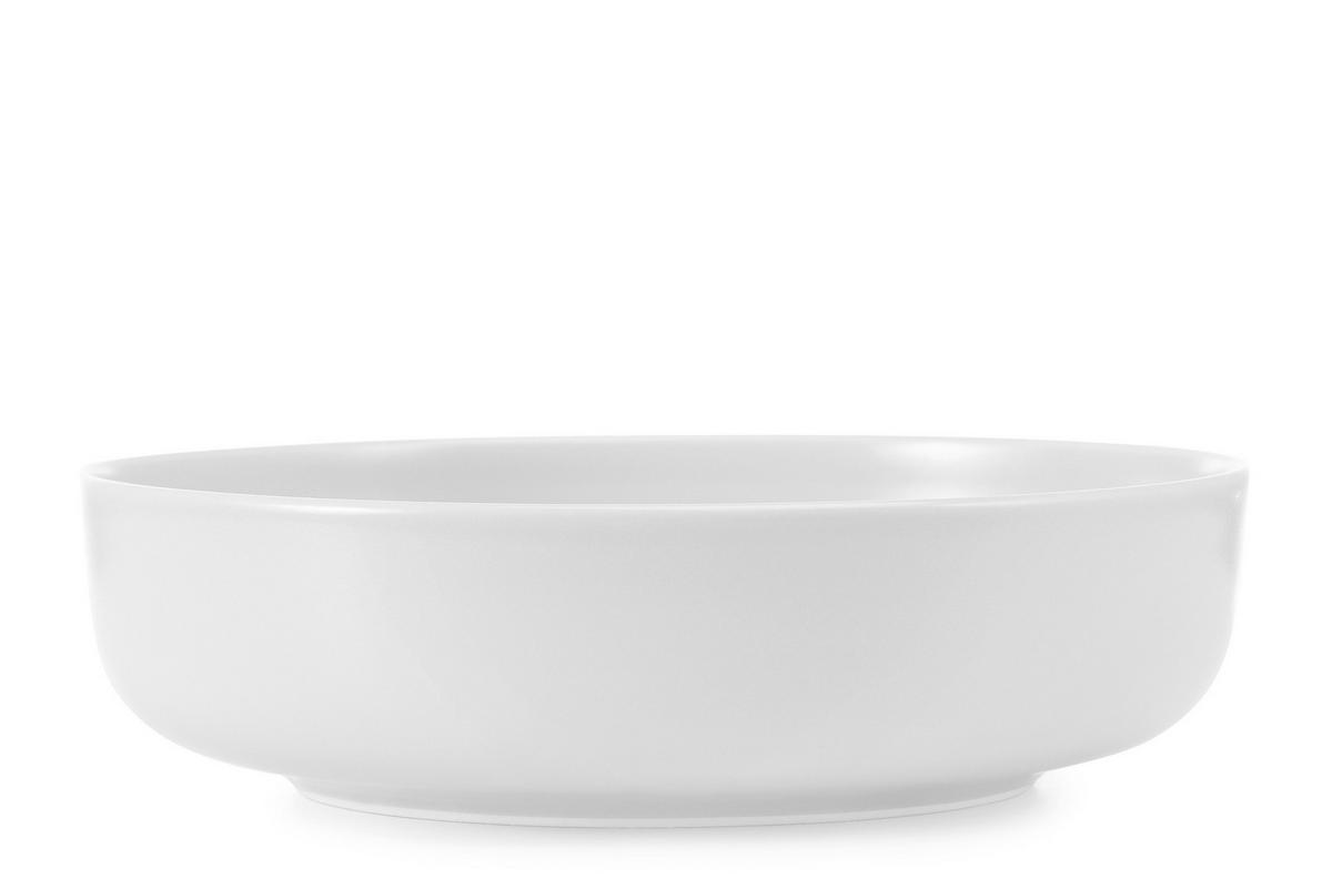 TELLER-SET VICTO 6-tlg Suppenteller - Weiß, Keramik (18cm) - KONSIMO®