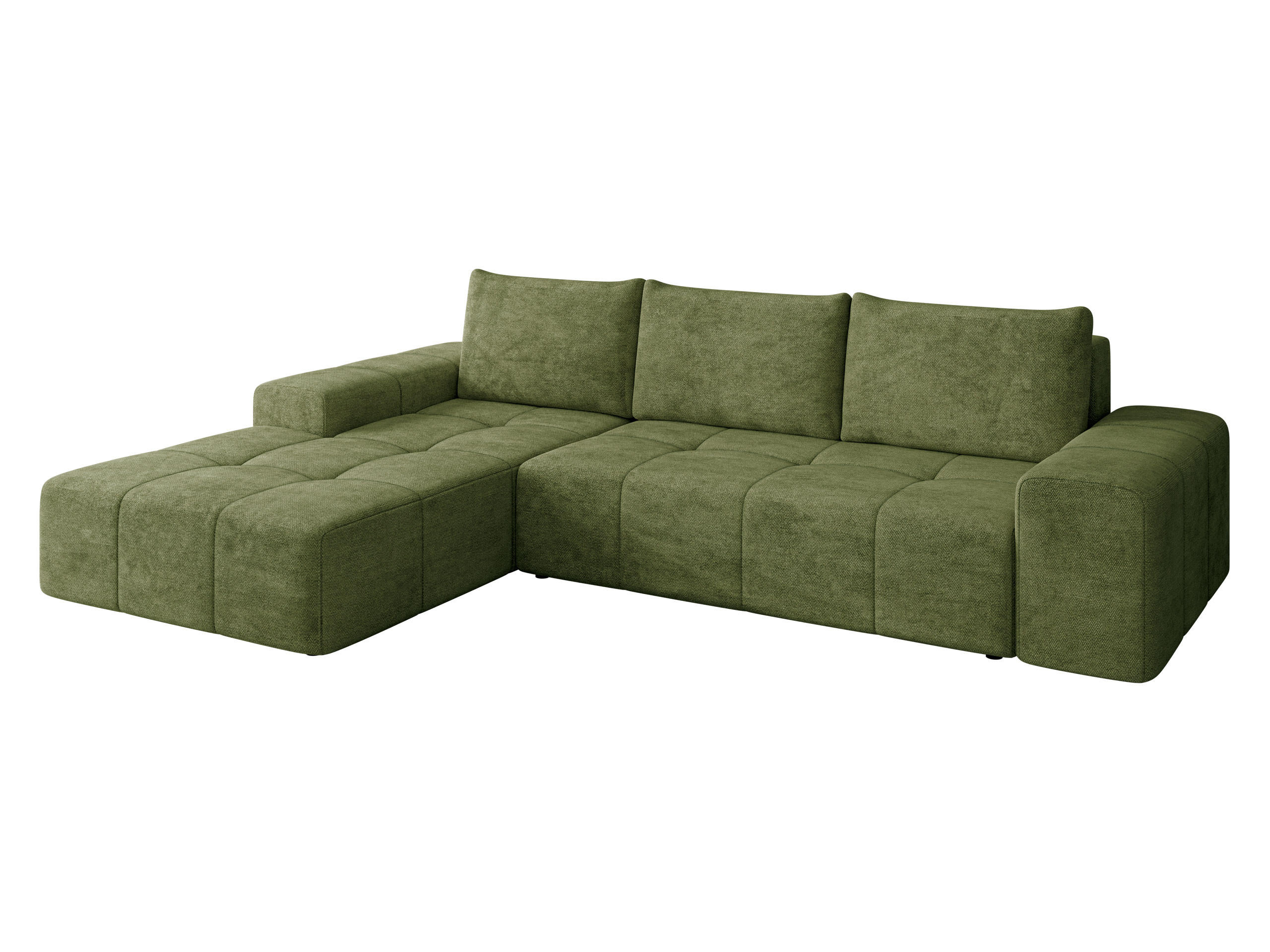 COLTAR Tonseo L, Stanga - verde închis/negru, material plastic/material textil (275/173cm) - MIRJAN24