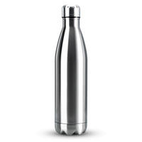 THERMOSKANNE 1 Liter Auslaufsicher - Silberfarben, Metall (0.75L) - Intirilife