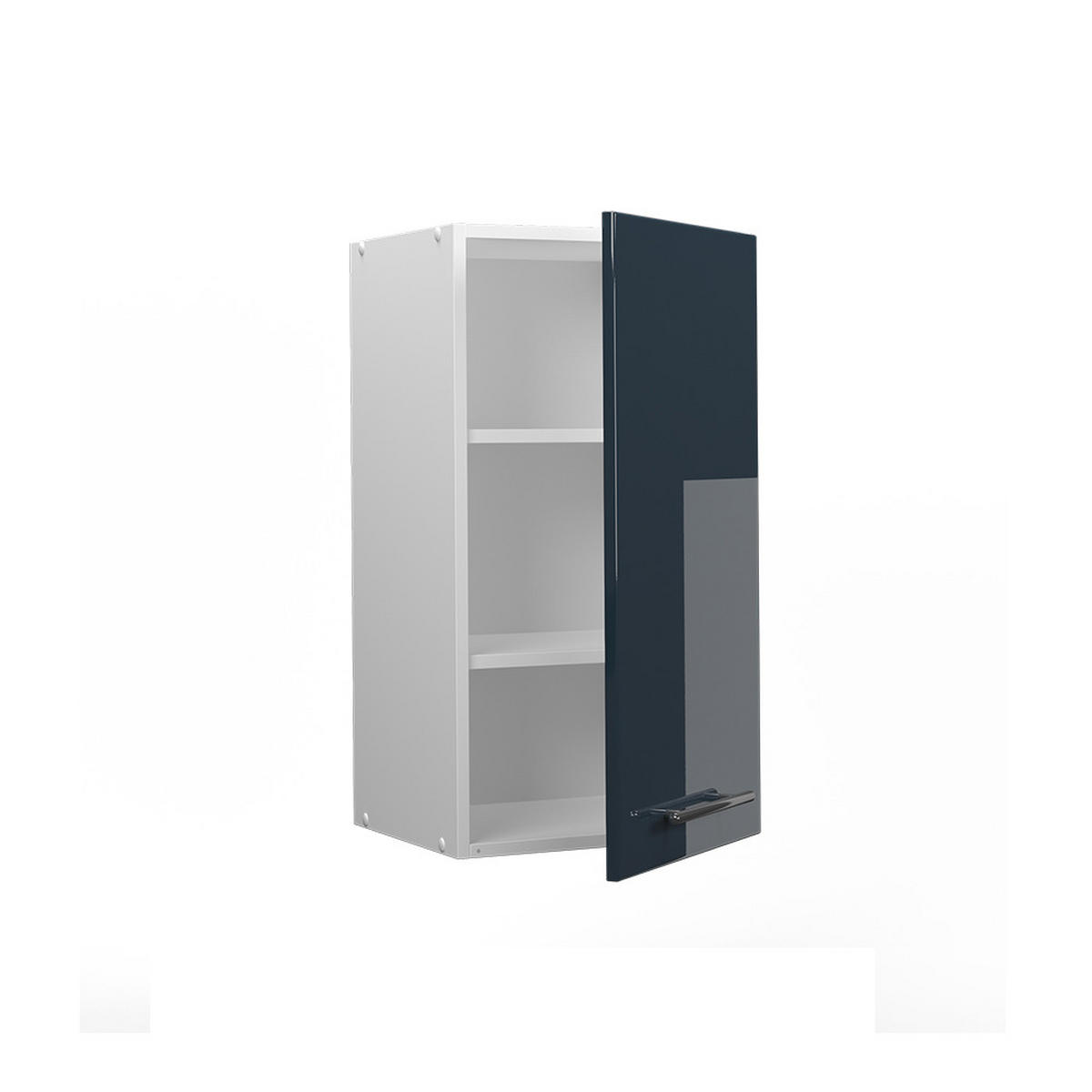 HÄNGESCHRANK Fame-Line Dunkelblau Hochglanz 40 cm - Weiß/Dunkelblau, Holzwerkstoff (40/72/34.1cm) - Vicco