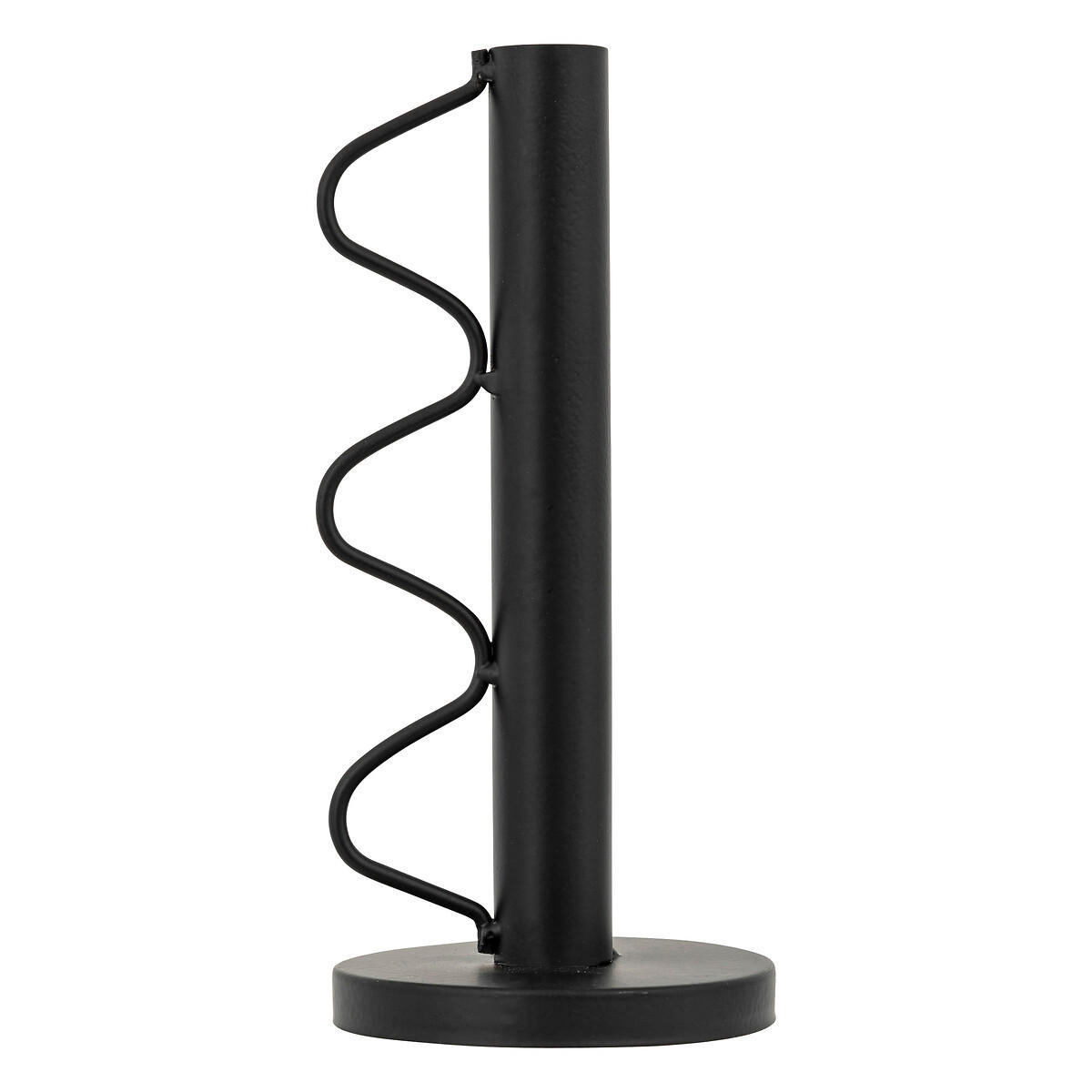 KERZENHALTER Metall Bliss 20 cm - Schwarz, Metall (9.5/20/9.5cm) - Atmosphera Createur d´interieur
