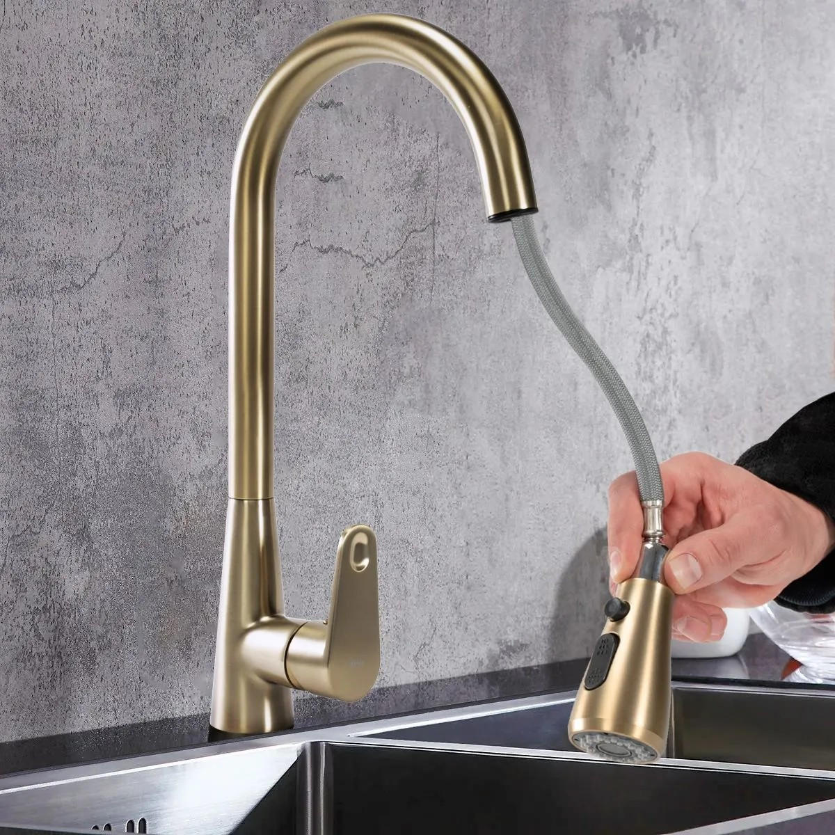 KÜCHEARMATUR Rea Mild Gold - Goldfarben, Metall (29/43/25cm) - REA