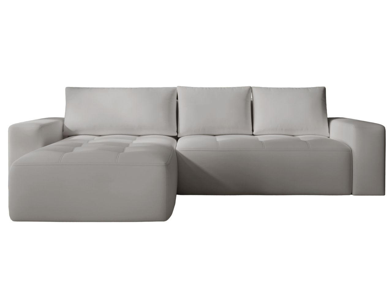 ECKSOFA Portland Hellgrau Links - Hellgrau, Holz/Kunststoff (165/250cm) - Graingold