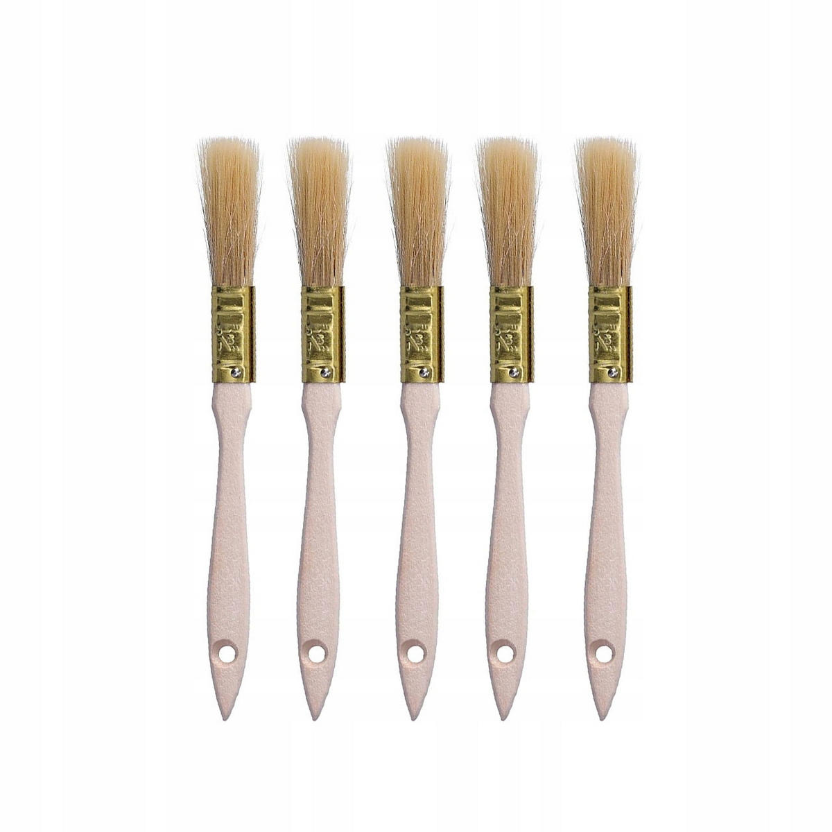 PINSEL Universal 20-tlg. Set, flach, Naturhaar, 15 mm, 25 mm, 36 mm, 50 mm - Multicolor, Kunststoff/Metall