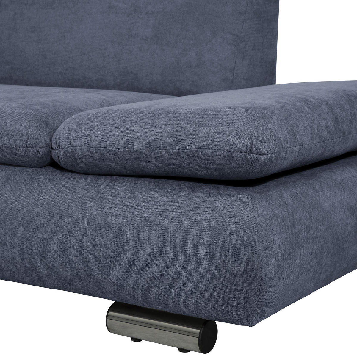 ECKSOFA mit Ottomane links Kaye Flachgewebe blau - Blau, Kunststoff (190/270cm) - 58aufmkessel