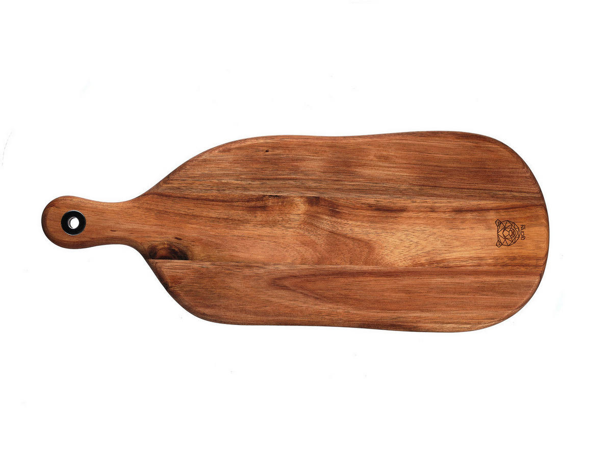 SCHNEIDEBRETT aus Akazienholz Freja - 48 x 19cm - Braun, Holz (19/48cm) - Björn