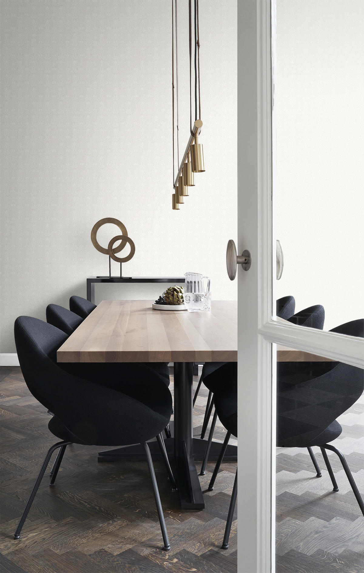 TAPETE Ornamente 53 cm x 10.05 m - Weiß, Papier (53/1000cm) - Origin Wallcoverings