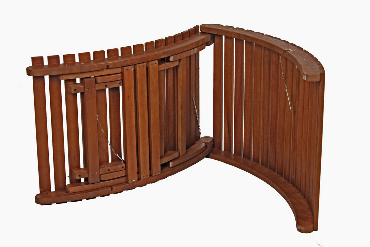 SONNENLIEGE Georg Faltbar mit Auflage Eukalyptus Gartenliege - Naturfarben, Holz (55/56/186cm) - DELUKE