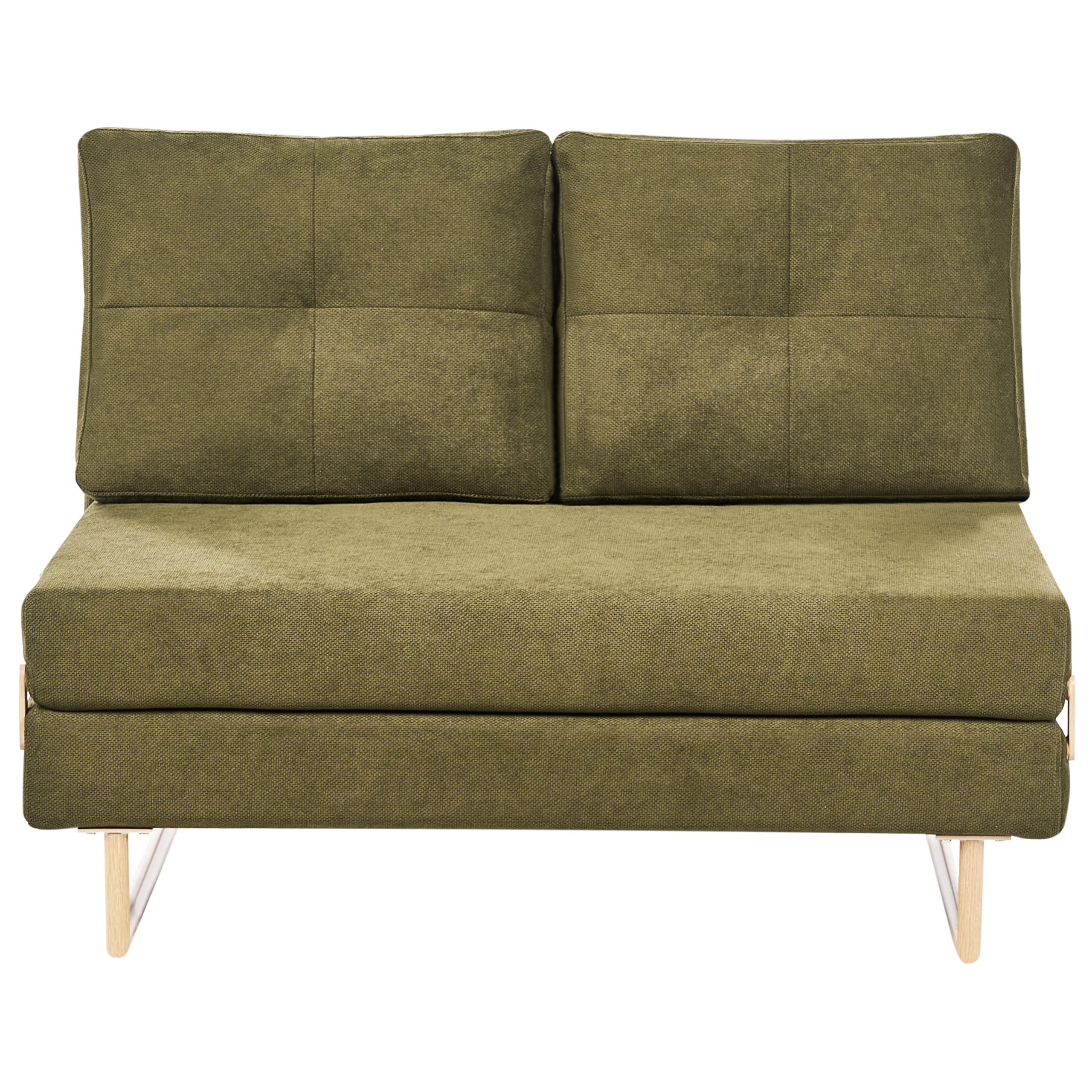 CANAPEA EXTENSIBILĂ cu 2 locuri textil verde Jerslev