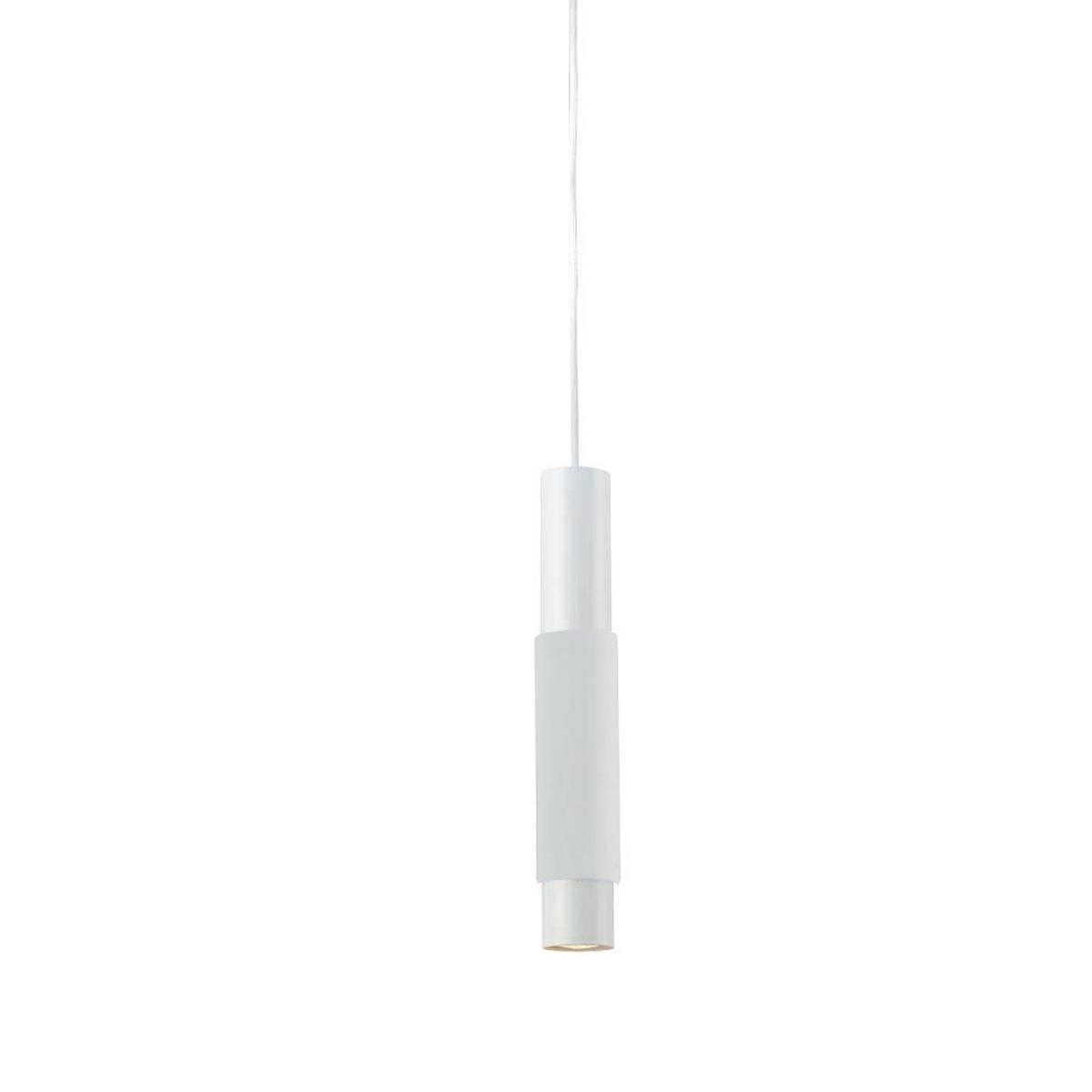 HÄNGELAMPE Crutch Weiß - Weiß Hochglanz/Weiß, Metall (5.8/5.8/40cm) - s.luce