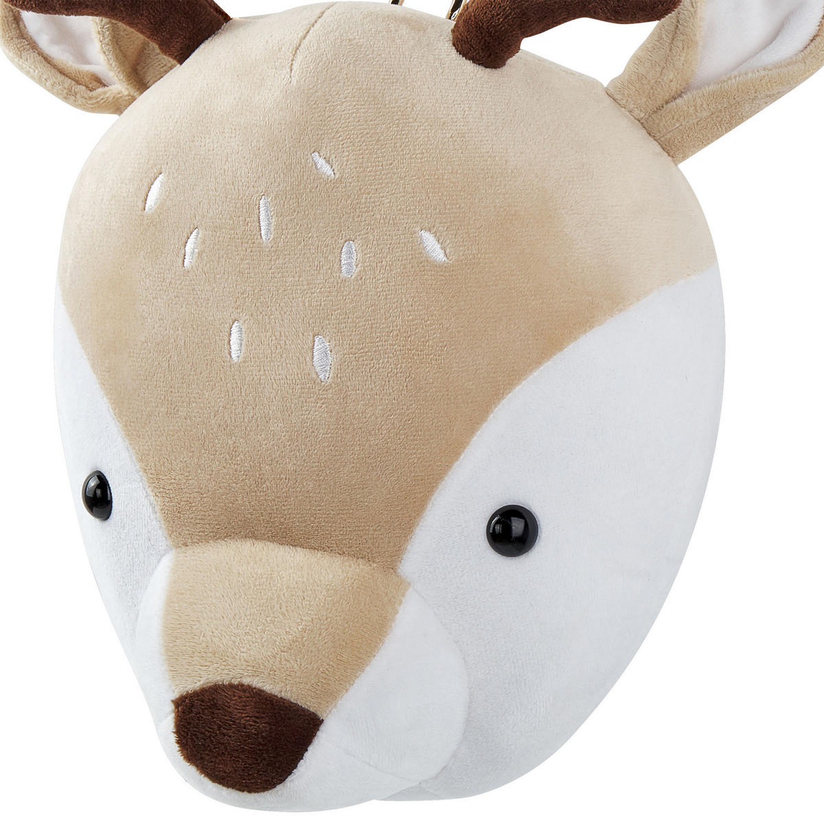 WANDDEKORATION Baumwolle beige Bambi - Beige, Textil (23/30/10cm) - Beliani