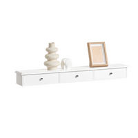 WANDREGAL Weiß - Weiß, Holzwerkstoff (93/10/15cm) - SoBuy