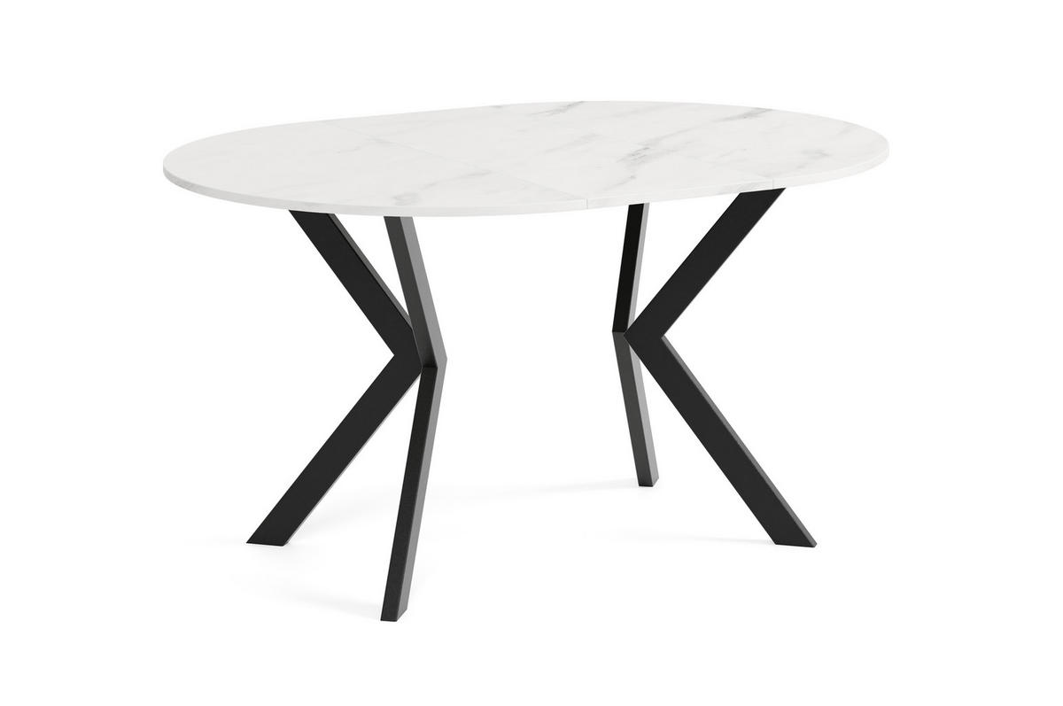 ESSTISCH EVO - Multicolor/Schwarz, Holzwerkstoff/Metall (100/100/76cm) - Meblini