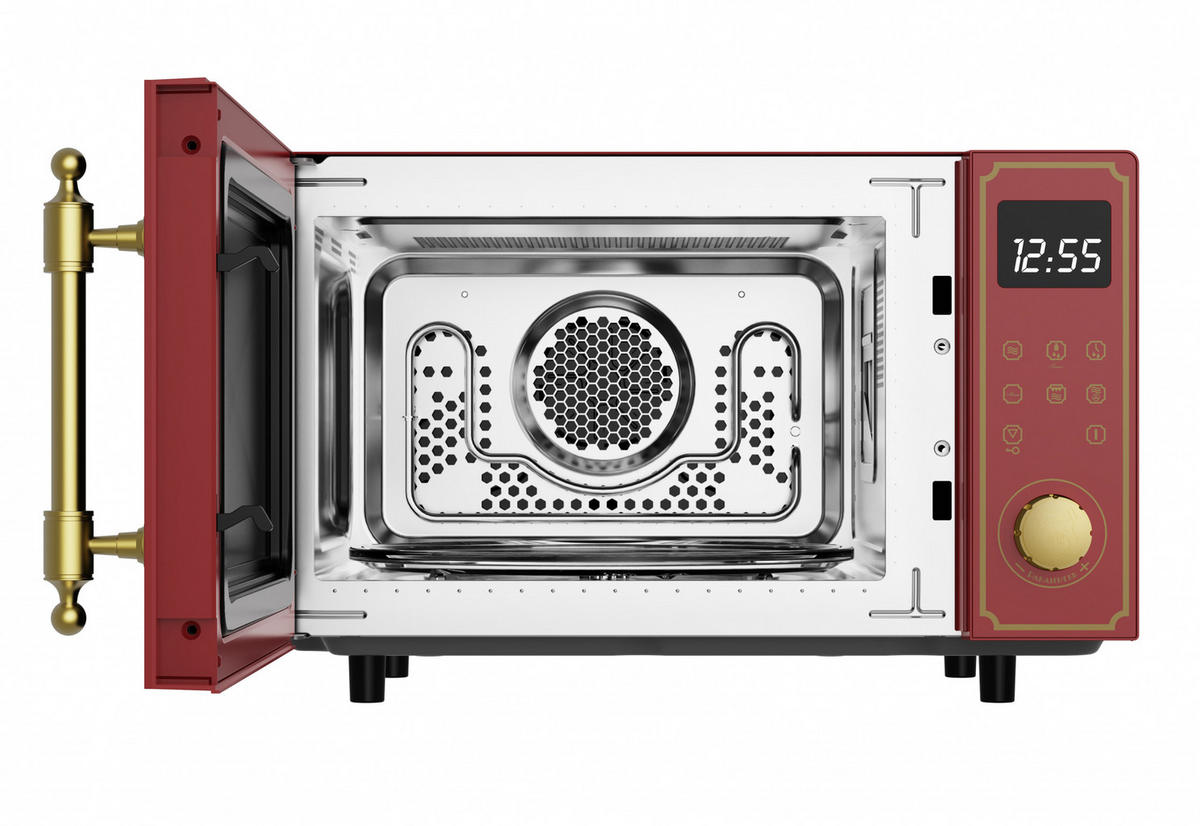 MIKROWELLE M 2530 RotEm, 25L, Rot, 25 Funktionen - Rot, Metall (51/30.3/41cm) - Kaiser Küchengeräte