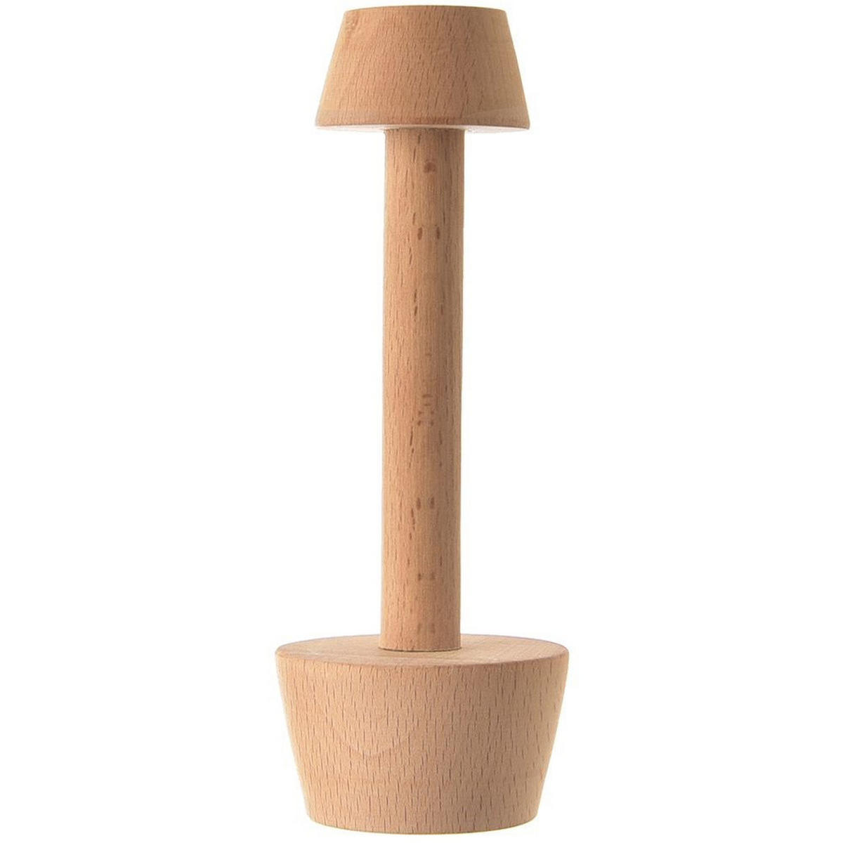 HOLZSTAMPFER Doppelseitiger für Törtchen 4/5,5 cm - Buchefarben, Holz (5.5/15/5.5cm) - Orion 