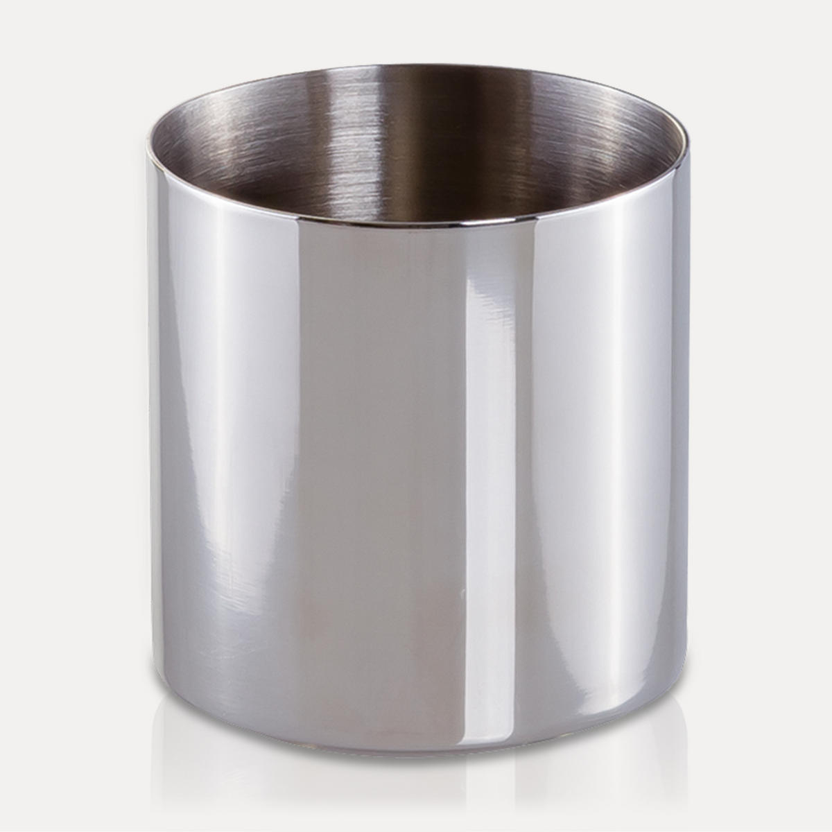 ZAHNBÜRSTENHALTER DECO - Silberfarben, Metall (8/8/8cm) - MÖVE