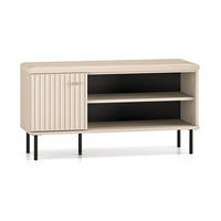 SCHUHBANK – SOPHIE 15 – Elegante Sitzbank mit Stauraum für den Flur - Kaschmir, Holzwerkstoff (102/55/34cm) - hi-markt