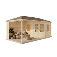 GARTENHAUS Holz Mosel - Naturfarben, Holz (614/274/317cm) - Alpholz
