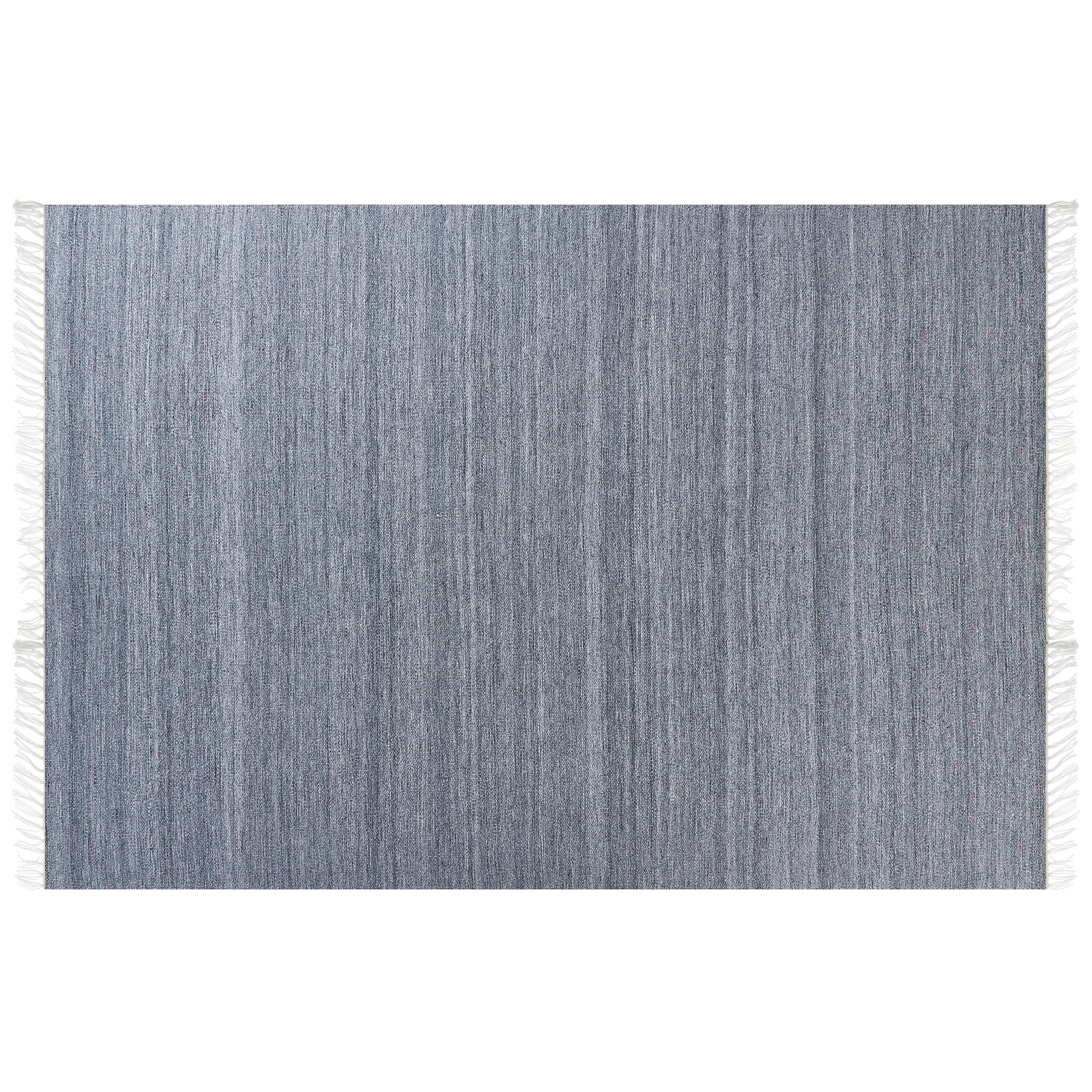 TEPPICH geflochten Malhia 230/160 cm - Grau, Kunststoff (160/230cm) - Beliani
