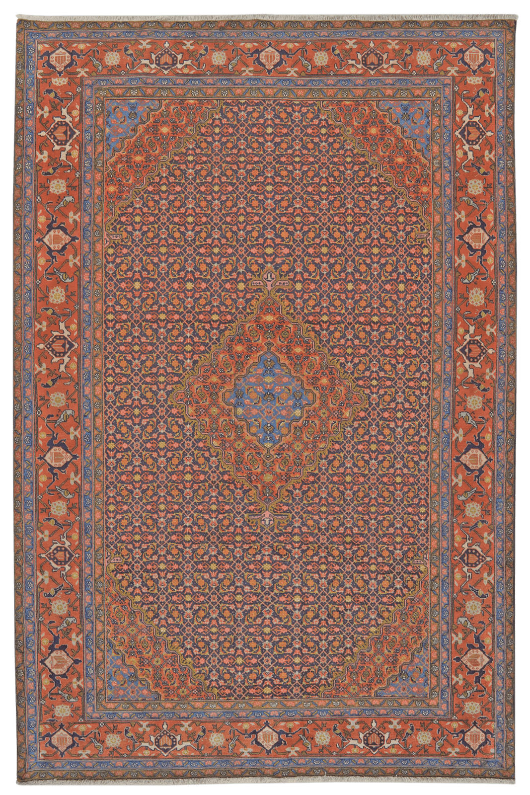 ORIENTTEPPICH handgeknüpft Ardebil Blau 294/194 cm Schurwolle - Blau, Textil (194/294cm) - Looma