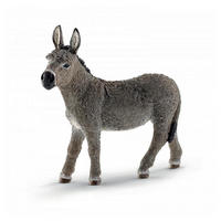 SPIELFIGUR Esel Tierfigur - Schwarz, Kunststoff (10/10/4cm) - Schleich