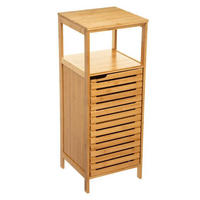 KOMMODE Bambus - Beige, Naturmaterialien (30/80/30cm)