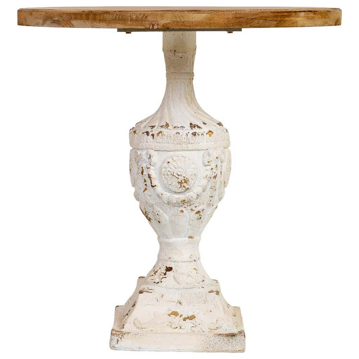 COUCHTISCH weiß 76x35x76cm - Braun, Holz (35/76/76cm) - Wanderlust