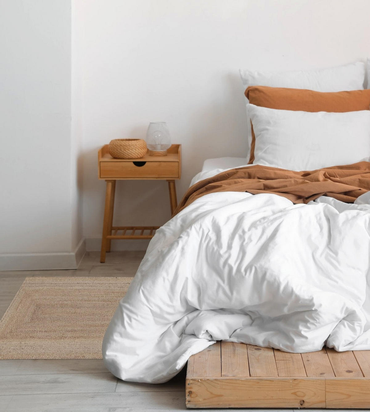 TEPPICH Design handgefertigt Jute bruin - Braun, Naturmaterialien (120/170cm) - AFK Living